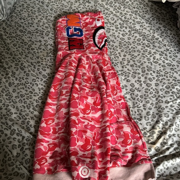 Pink Camo Bape Hoodie - Picture 2 of 3